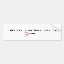 nationaler Gesundheitsschrecken 2 Auto Aufkleber
