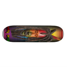 Natty Angst Rasta Skateboard Personalisiertes Skateboarddeck