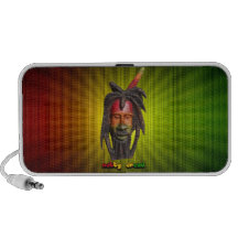 Natty Angst Rastaman mit Dreadlocks Notebook Lautsprecher