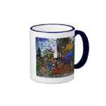 Natur-Fahrrad-Fahrt zum zu arbeiten Tee Tasse
