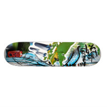 Natur gegen Technologie Skateboardbretter