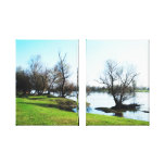 Natur Leinwand Druck