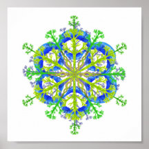 Natur-Mandala 2 Poster