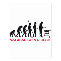 Natural Born Griller 2c Postkarte