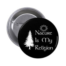 Natürliche Religion Anstecknadelbutton