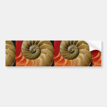 Nautilus-Muschel Foto Auto Aufkleber