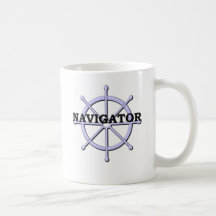 Navigator-Schiffs-Rad-Becher Tee Haferl