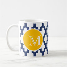 Navy Initial Mug  $15.95