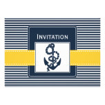 navy stripes, anchor, nautical wedding invites einladungen