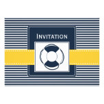 navy stripes, lifebuoy , nautical wedding invites einladungen