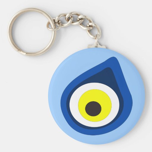 Nazar boncugu Gelb keychain Schlüsselanhänger