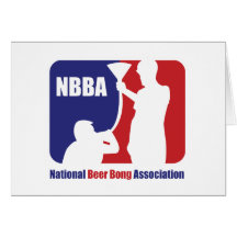 NBBA, Nationatl Bier Bong Vereinigung Grußkarten