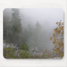 Nebel im Forrest Mousepads