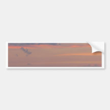 nebelhafte Schichten Auto Sticker