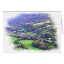 Nebelhafte Tal-Karte