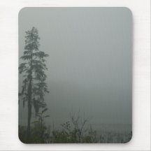 Nebeliger Morgen Mousepad