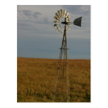 Nebraska Postkarte