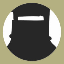 ned Kelly-Maske aufkleber