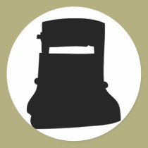 ned Kelly-Maske aufkleber