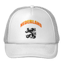Nederland leeuw Voetbal wk Baseballkappe