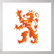Nederland wereldkampioen Löwe 2010 Plakatdrucke