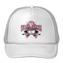 Nehmen Sie einen Streik gegen Brustkrebs Baseballcaps