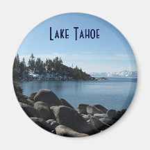 Neigung, Nordlake tahoe Kühlschrankmagnet