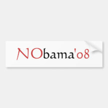 NEIN, bama, '08 Autoaufkleber