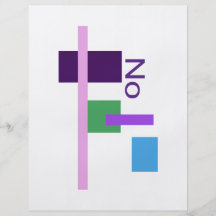 Nein Bedruckte Flyer