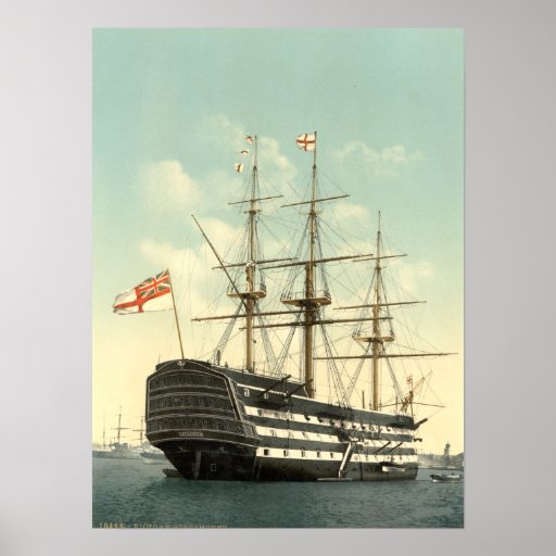 Nelsons HMS Victory Plakatdrucke