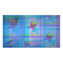 Neon Blue ultra 3d FX Effect Visitenkarte