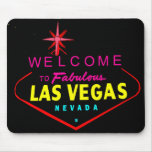 Neon-willkommene vektorgraphik Mousepad #1
