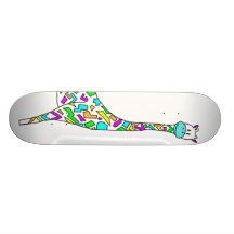 Neongiraffen-Brett Skate Board