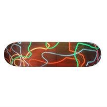 Neonlichter Personalisiertes Skateboarddeck