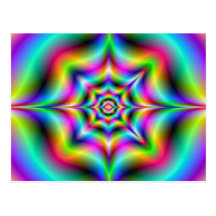 Neonpsychedelia-Postkarte