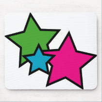 Neonstern-Mausunterlage mousepads