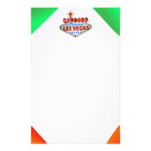 Neonvegas-Briefpapier Personalisiertes Büropapier