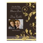 Neopolitan - Save the Date (Espresso) Postkarten
