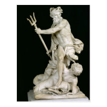 Neptun, der die Wellen, 1757 beruhigt Postkarte