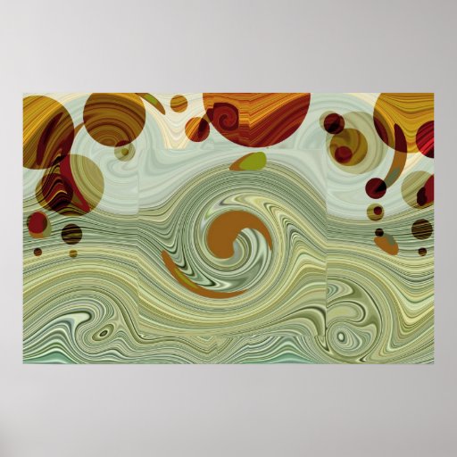 Neptun MONDE - abstraktes Plakat