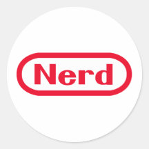 Nerd Aufkleber
