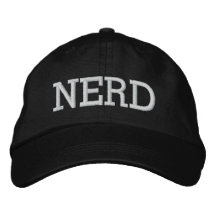 NERD BESTICKTE BASEBALLMÜTZE
