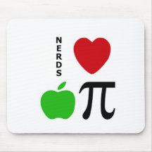 Nerd-Liebe-Apfelkuchen Mauspads
