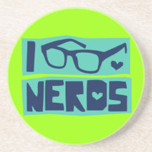 Nerd-Liebe Getränke Untersetzer