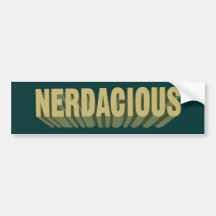 Nerdacious Autosticker