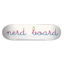 Nerdbrett Bedrucktes Skateboard