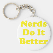 Nerds Do It Better Key Chain