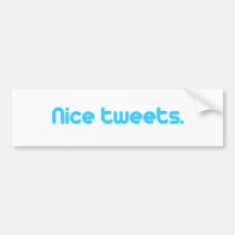 Nett tweetet auto sticker