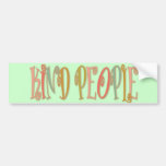 Nette Leute-Hemden Autosticker