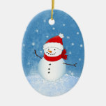 Nette Schneemann-Verzierung Weihnachtsbaum Ornamente